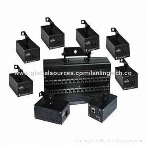 8-head RG Mobile DJ Lighting Laser Net and Curtain